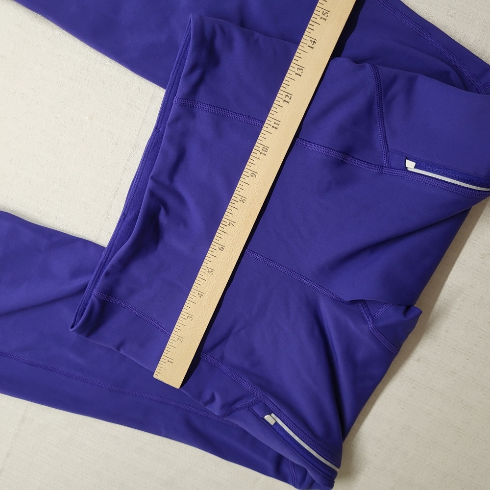 Athleta Rainier Bootcut Pant Small Purple Thermal Lined Outdoor Hike Stretch - Picture 9 of 14